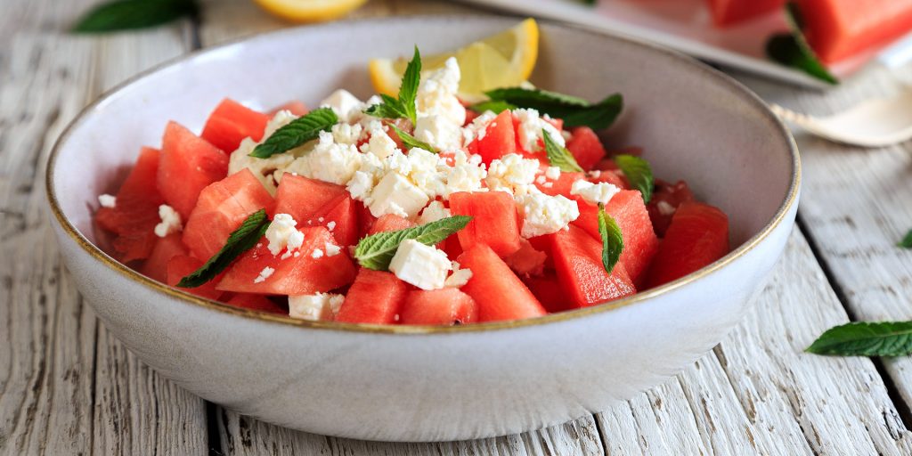 Wassermelone Feta Rezept