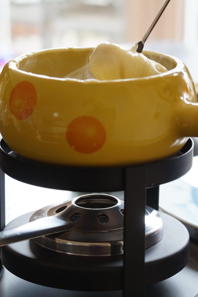 Fondue mit Käse