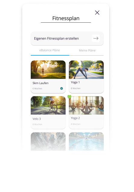 Fitnesspläne für verschiedene Niveaus und Zeiträume